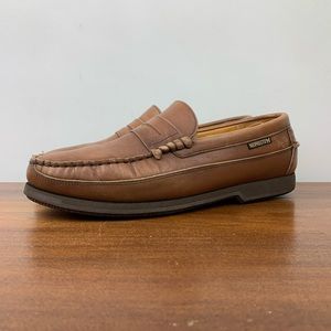 Mephisto Cap Vert Loafer Brown Smooth Leather Mens Size 10.5 Shoes Spinnaker